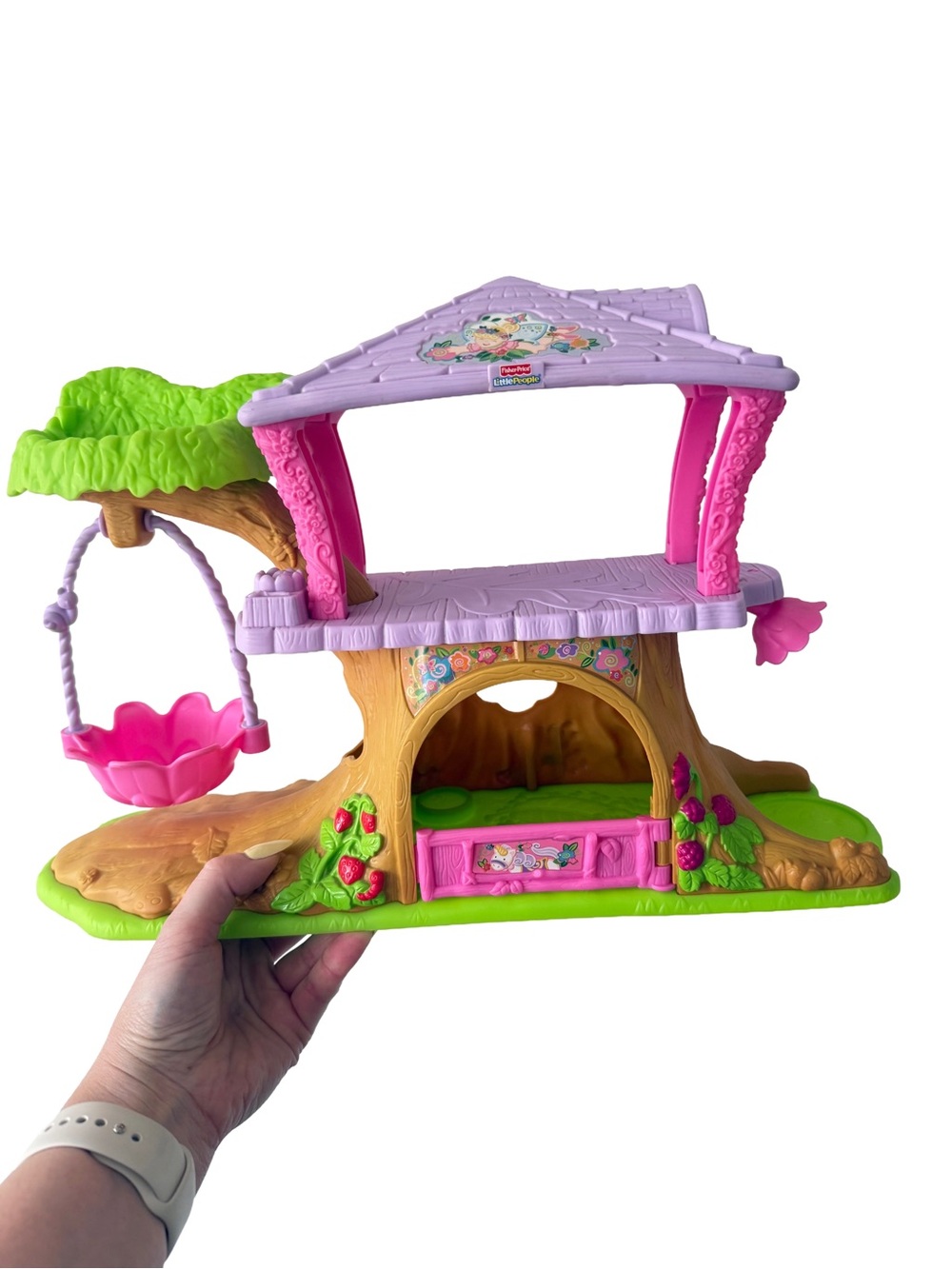 RARE Fisher-Price Little People Fairyland Treehouse Playset 2009